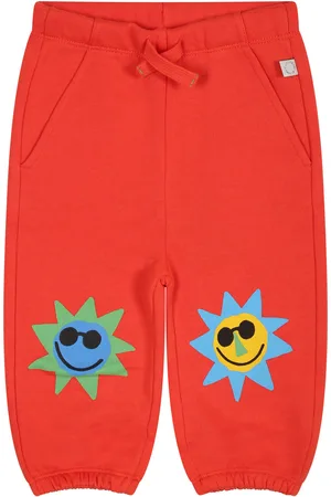 Stella McCartney Trousers For Baby Boy With Sun Print