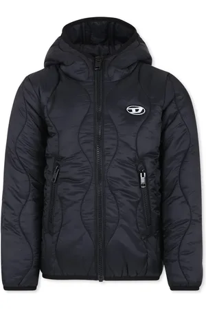 Diesel Down Jacket For Kids With Logo