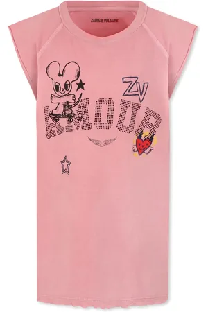 Zadig & Voltaire Tank Top For Girl With Logo