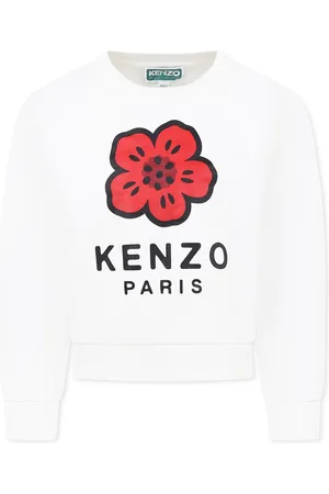 Kenzo Sweatshirt For Girl With Boke Flower