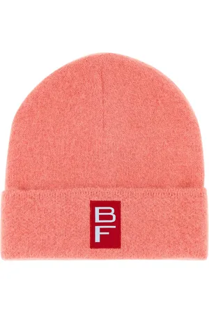 By Far Salmon Alpaca Beanie Hat