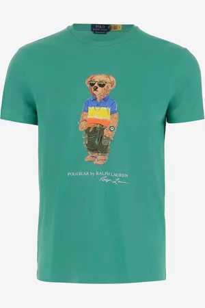 Ralph Lauren Cotton T-shirt With Polo Bear Print