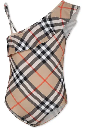 Burberry Swimsuit For Girl With Iconic Vintage Check
