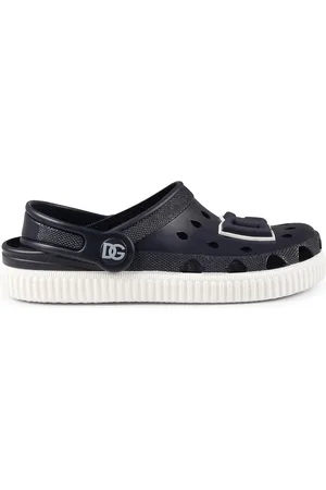 Dolce & Gabbana Mules For Kids With Logo Dg