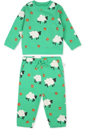 Stella McCartney Suit For Babykids With Sheep Print