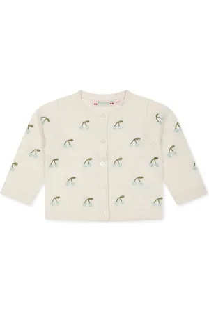 BONPOINT Cardigan For Baby Girl With Cherries