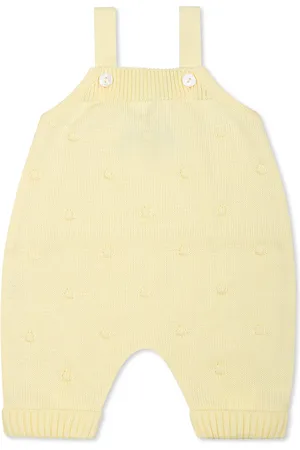 LITTLE BEAR Dungarees For Baby Boy With Polka Dots