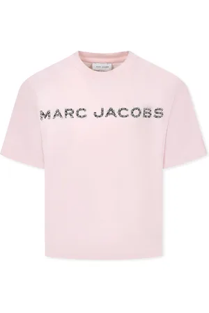 Marc Jacobs T-shirt For Girl With Logo And Flowers