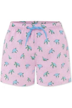 MC2 SAINT BARTH Swim Shorts For Boy With Tortoise