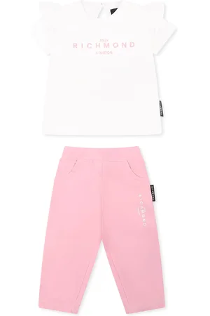 John Richmond Suit For Baby Girl With Logo