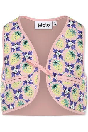 Molo Vest For Girl With Strawberries