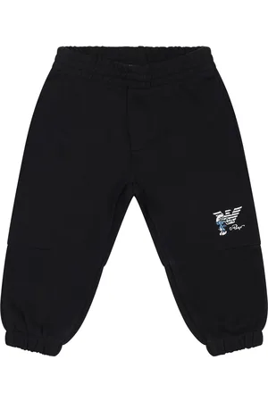 Emporio Armani Trousers For Bbay Boy With Eaglet And Smurf