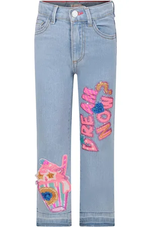 Billieblush Jeans For Girl With Sequin Patches