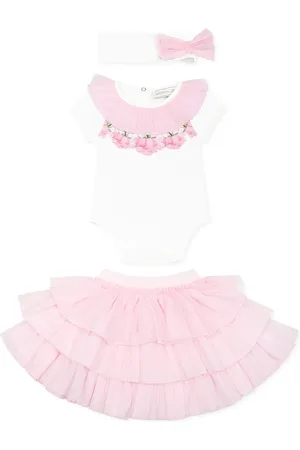 MONNALISA Suit For Baby Girl With Roses