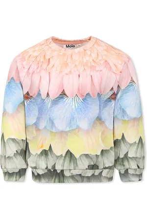 Molo Sweatshirt For Baby Girl With Petal Print
