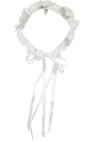 MONNALISA Pink Headband For Girl With Roses