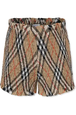 Burberry Shorts For Girl With Vintage Check