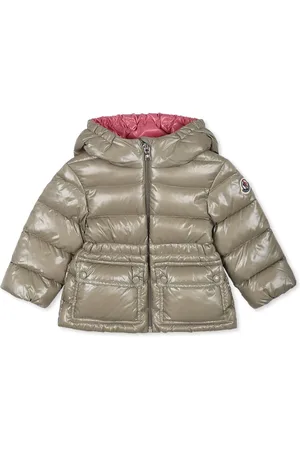 Moncler Adriel Down Jacket For Baby Girl With Logo