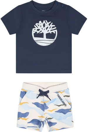 Timberland Set For Baby Boy With Logo