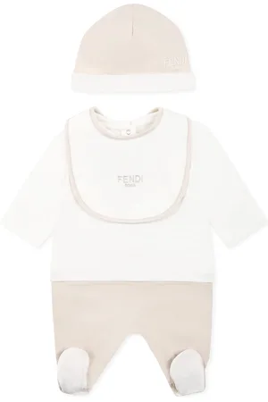 Fendi Babygrow Set For Babykids With Logo