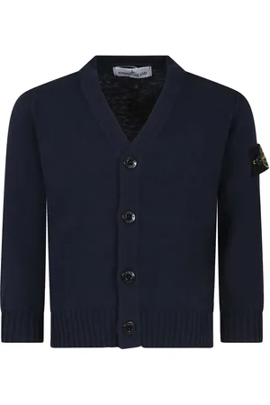 Stone Island Cardigan For Boy With Logo