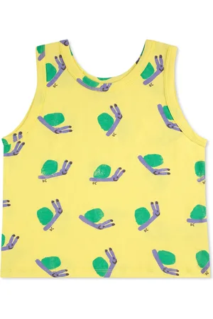 Bobo Choses Tank Top For Kids With Snail Print