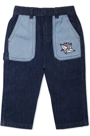 Kenzo Jeans For Baby Boy With Logo