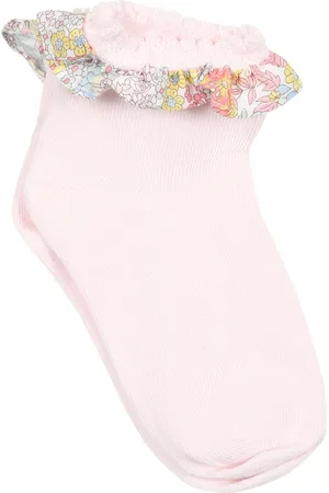 Tartine Et Chocolat Socks For Baby Girls With Liberty Fabric