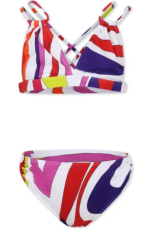 Puccini Bikini For Girl With Marble Print
