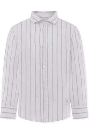 ELEVENTY Light Blue Shirt For Boy With Logo