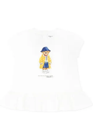 Ralph Lauren T-shirt For Baby Girl With Polo Bear
