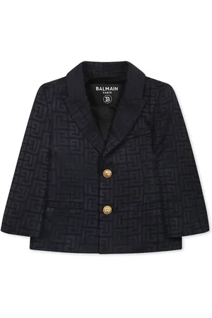 Balmain Jacket For Baby Boy With Iconic Labyrinth