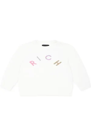 John Richmond Sweater For Baby Girl With Logo