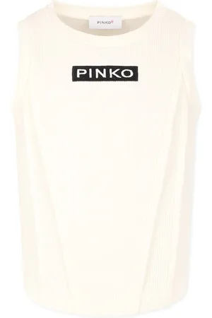 Pinko Tank Top For Girl With Logo