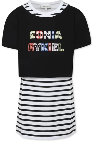 Sonia Rykiel Enfant Dress For Girl With Logo