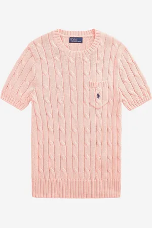 Ralph Lauren Short Sleeve Cotton Logo Sweater