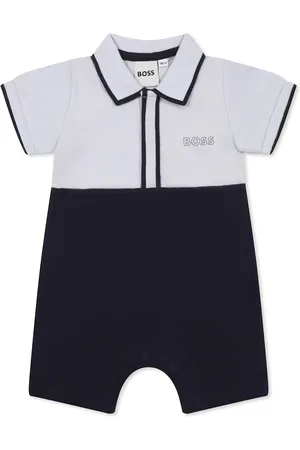 HUGO BOSS Babygrow For Baby Boy With Logo