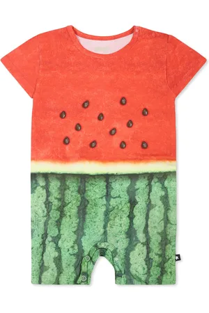 Molo Romper For Babykids With Watermelon Print