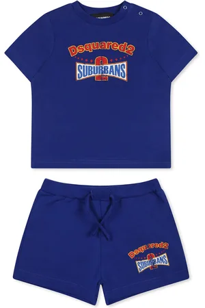 Dsquared2 Set For Baby Boy With Red And Logo