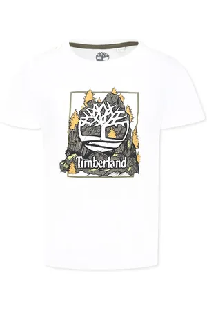 Timberland T-shirt For Boy With Logo And Print