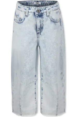 Msgm Jeans For Girl With Logo