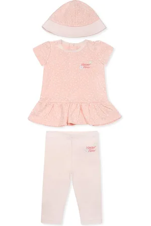 Kenzo Birth Set For Baby Girl With Floral Print