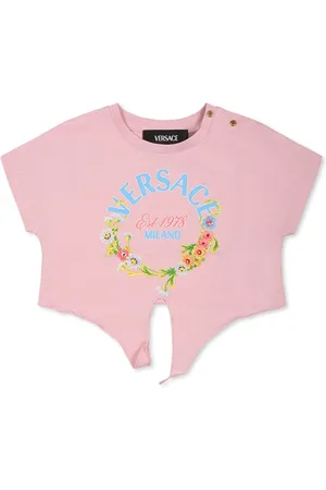 VERSACE T-shirt For Baby Girl With Logo