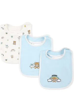 Moschino Light Blue Set For Baby Boy With Teddy Bear