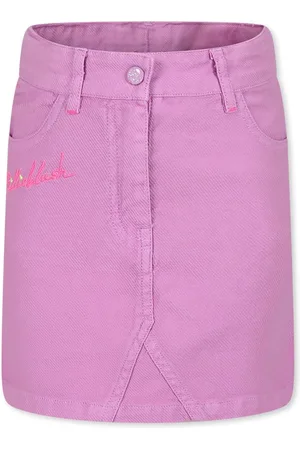 Billieblush Purple Skirt For Girl With Logo