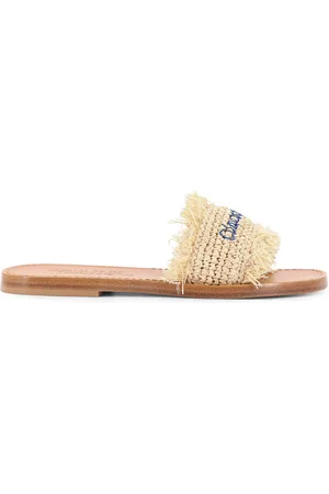 Dsquared2 Summer Lovers Natural Rafia Flat Sandals