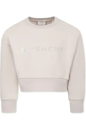 Givenchy Crop Sweatshirt For Girl With Logo