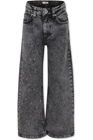 Msgm Jeans For Girl With Rhinestones