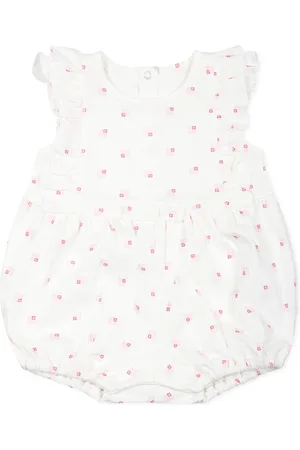 Givenchy Romper For Baby Girl With 4g Pattern