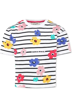 Sonia Rykiel Enfant T-shirt For Girl With Flowers